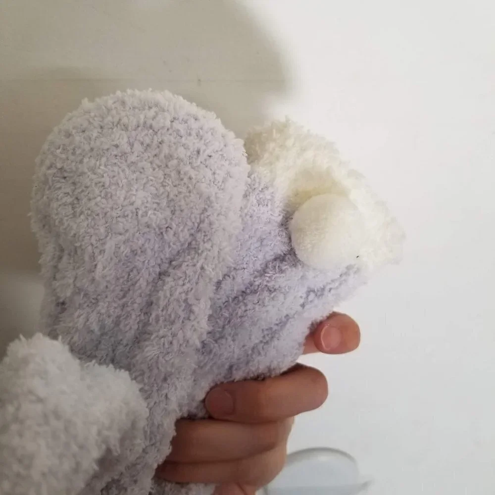 NEW High Quality Fuzzy Cozy Pom Pom Slipper Socks